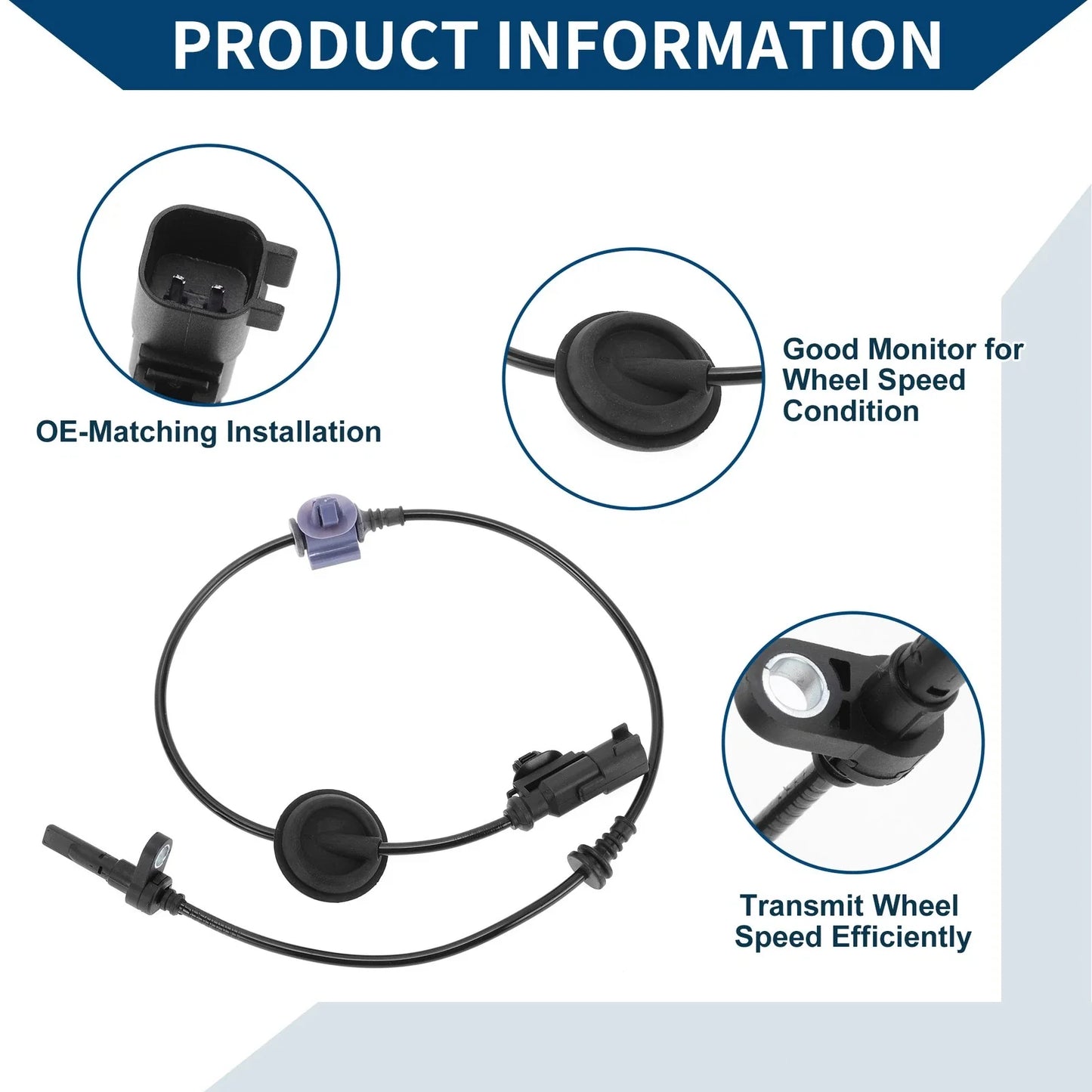 ABS Wheel Speed Sensor for Chevrolet Cruze Front Left (2011-2016)