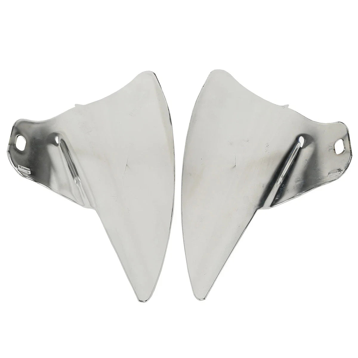 Chrome Saddle Shield Heat Deflectors for Harley Touring Road King (2009-2023)
