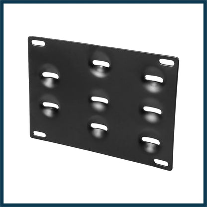 Bumper Tow Hook License Plate Mount Bracket for Mercedes