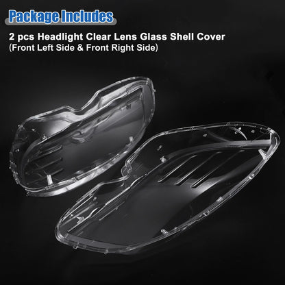 Headlight Clear Lens Cover for Mercedes Benz C-Class W204 (2007-2014)