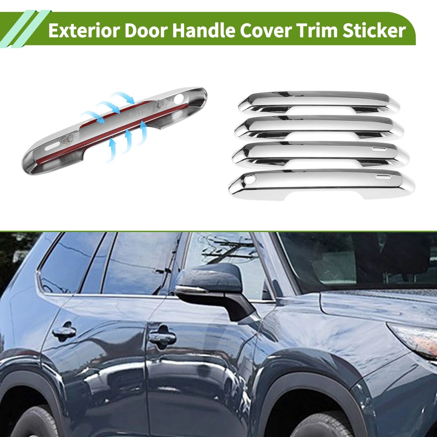 Set of 1 Exterior Door Handle Cover for Toyota Grand Highlander (2024)