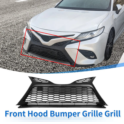 Front Lower Hood Bumper Grille for Toyota Camry SE (2018–2020) Black