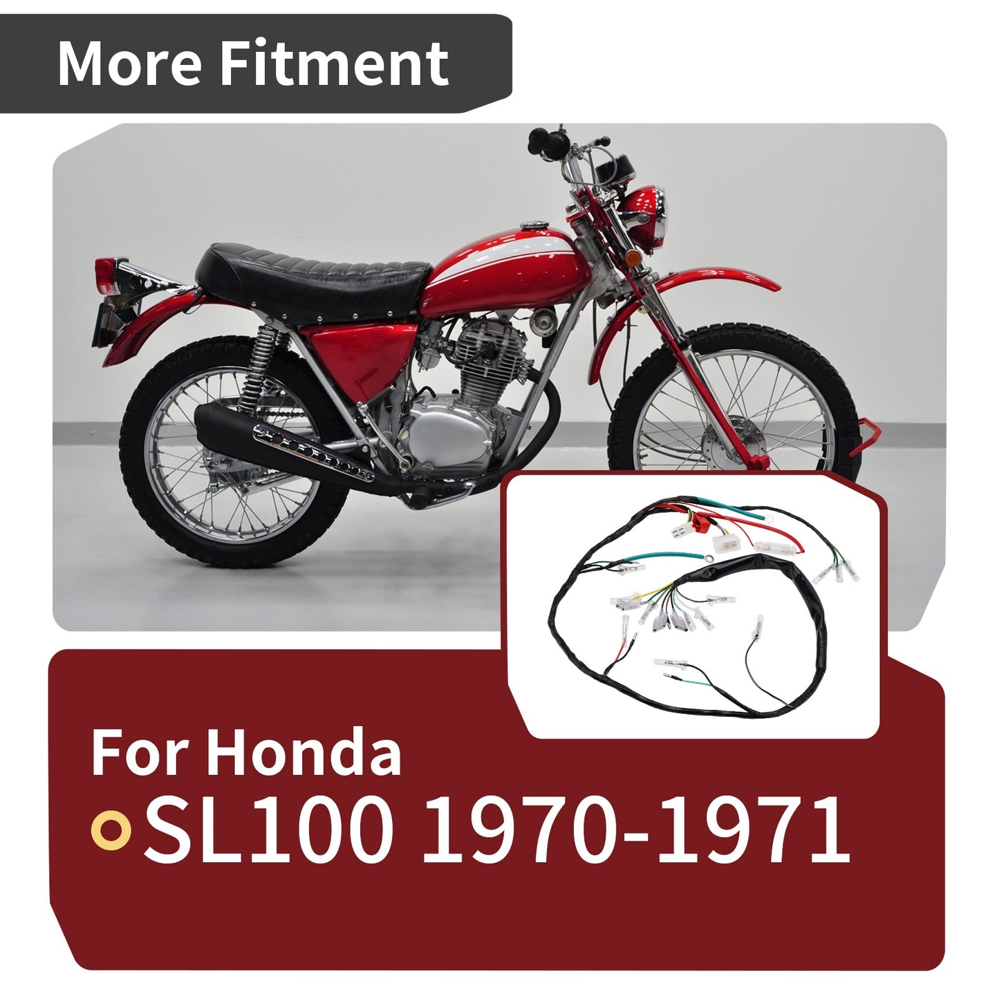 Main Wire Harness for Honda SL100 (1970–1971)