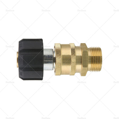 1 Pair M22-14 Adapter 1/4" Quick Connect Coupler for Pressure Washer