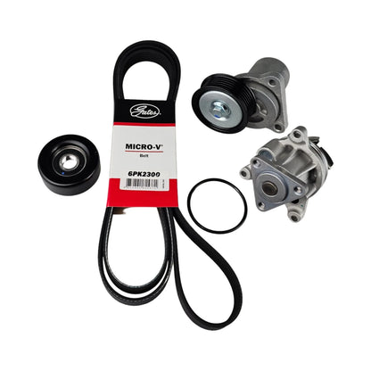 Drive Belt Idler Tensioner & Water Pump Kit for Mazda CX-7 (2007–2012)