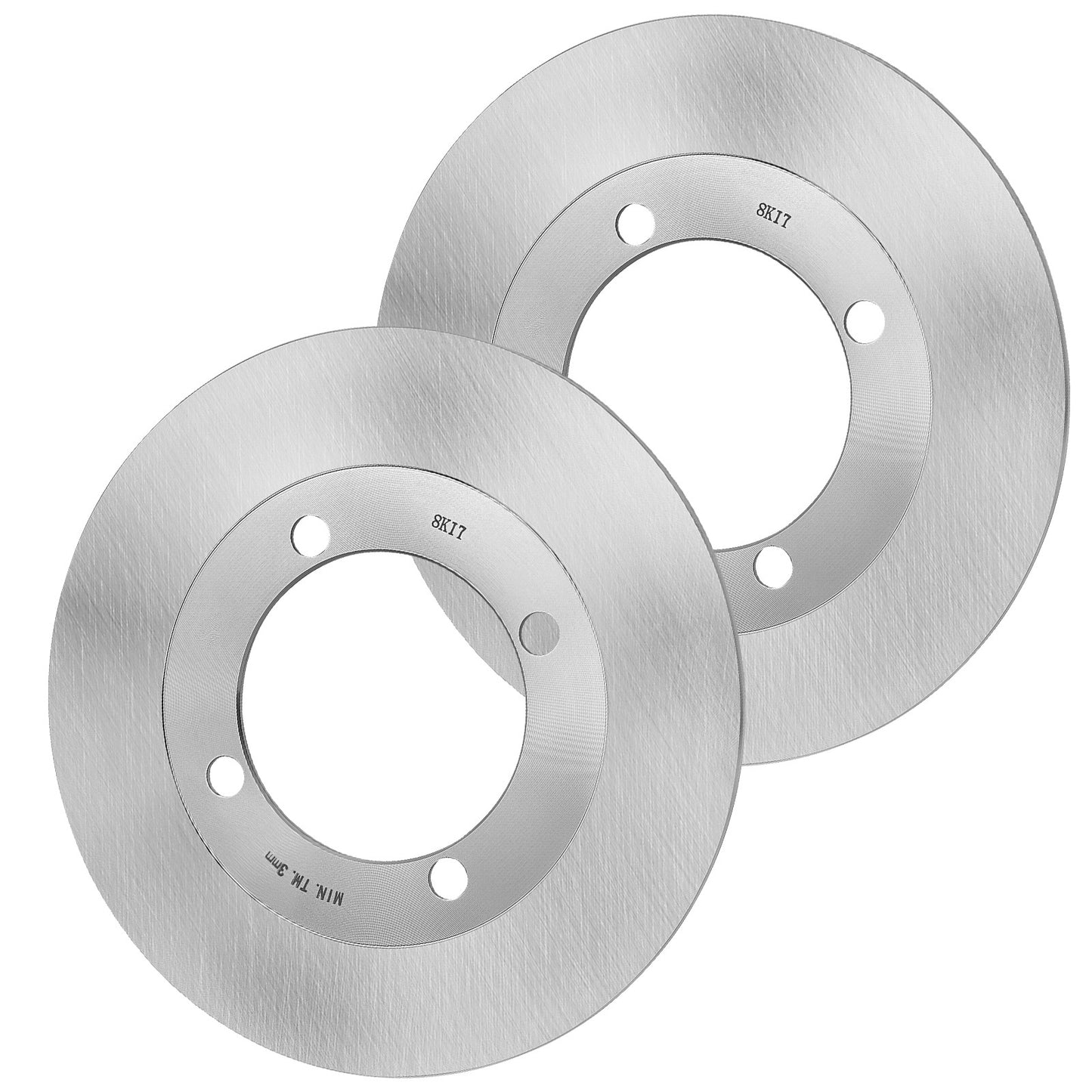 2X Front Brake Disc Rotors for Suzuki Eiger 400/500 (2002–2018)