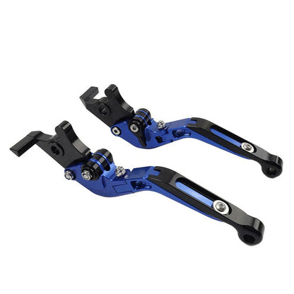 CNC Blue Extendable Brake Clutch Levers for Honda CBR650R CB650R/F (14-23)