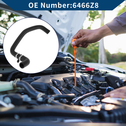 Radiator Hose for Peugeot 206 Hatchback (1998–2012) No. 6466Z8 Rubber Black