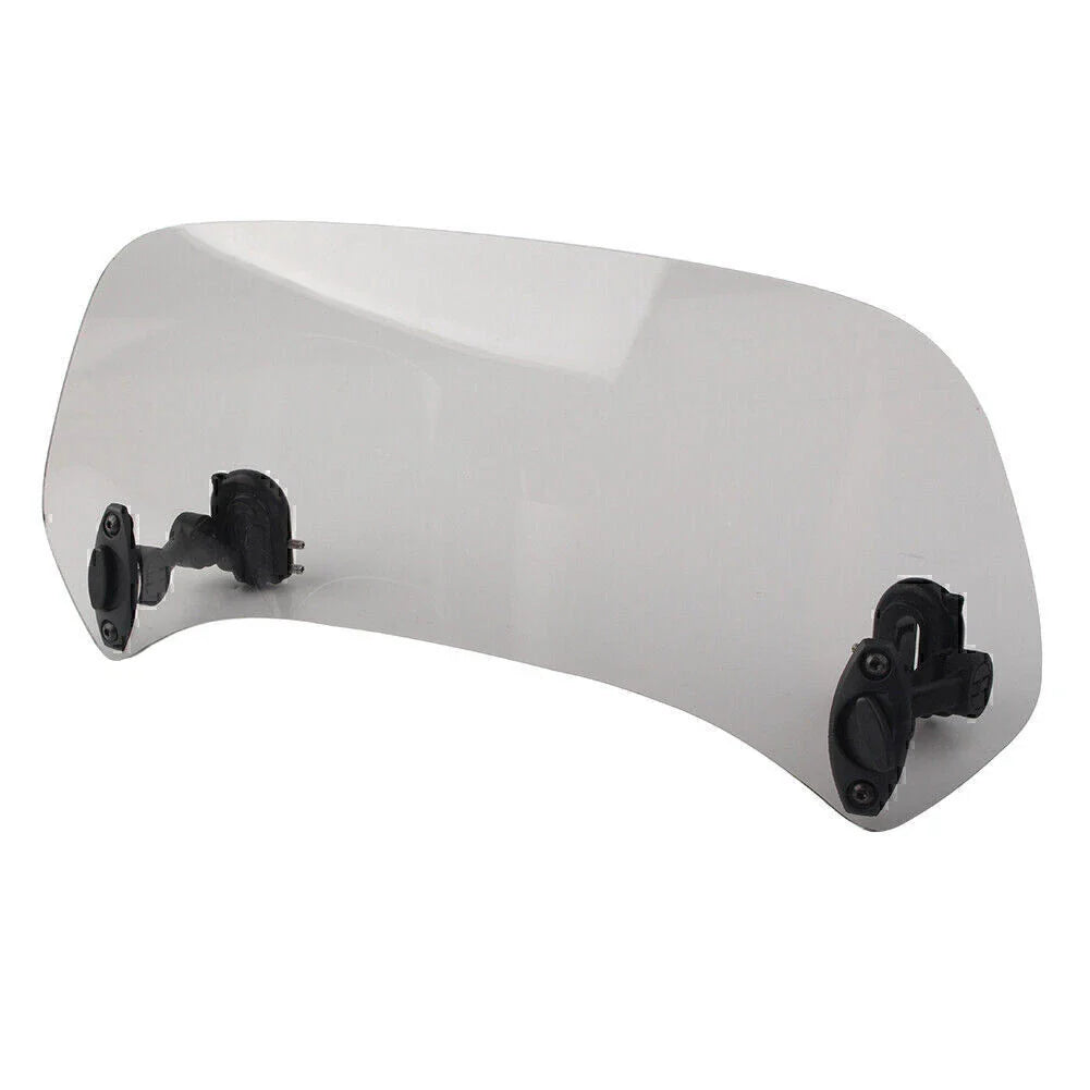Adjustable Windshield Spoiler Deflector for Motor - Smoke