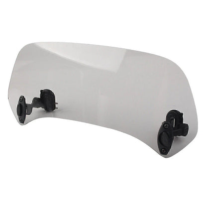 Adjustable Windshield Spoiler Deflector for Motor - Smoke