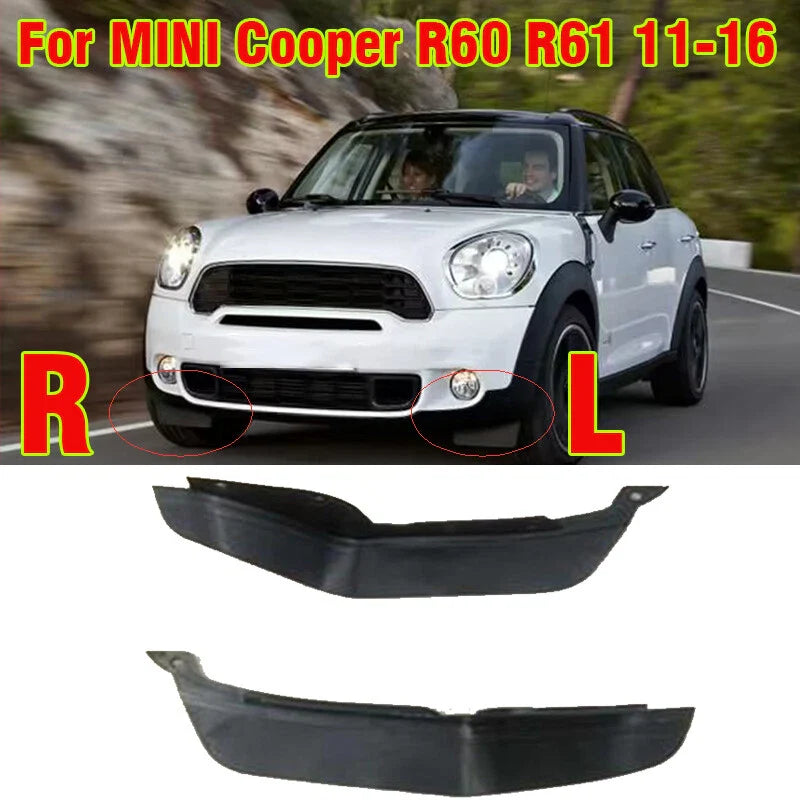 2 x Front Bumper Splash Mud Flap Guard Pressure Lip for MINI Cooper (2011–2016)