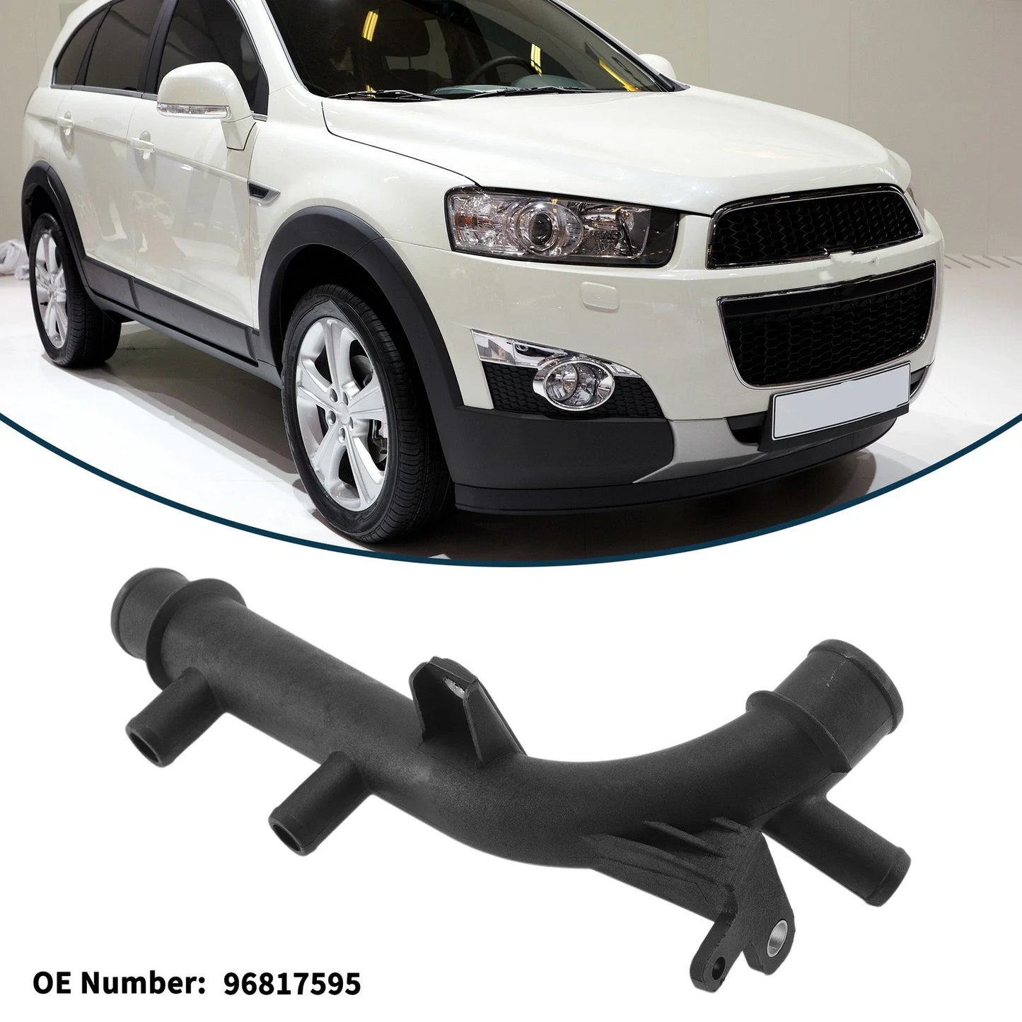 Radiator Outlet Hose Pipe   - Metal Downpipe