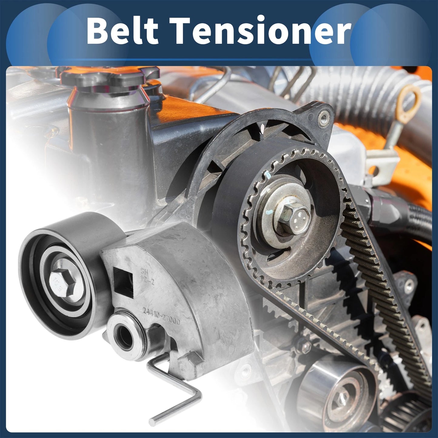 Belt Tensioner for Kia Carens (2002–2010) No. 2441027000/2441027250 Metal