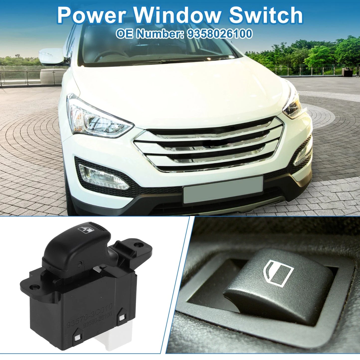 Power Window Switch for Hyundai Santa Fe (2002-2006)