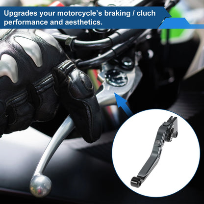 Adjustable Brake Clutch Lever for Honda CBR600RR (2003–2019) Titanium Black