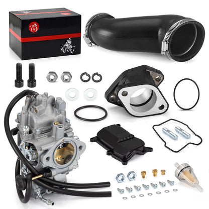 Carburetor and Intake Manifold Boot for Yamaha Warrior 350 (1987–2004)