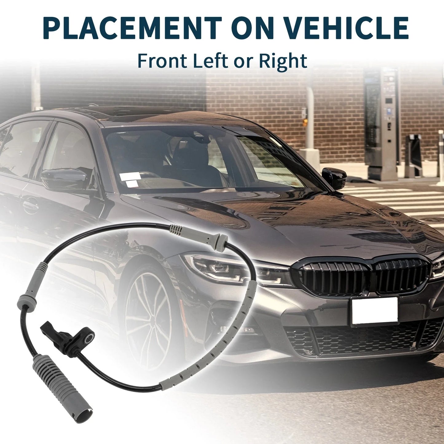 ABS Wheel Speed Sensor Front Left or Right for BMW 328i (2007-2013)