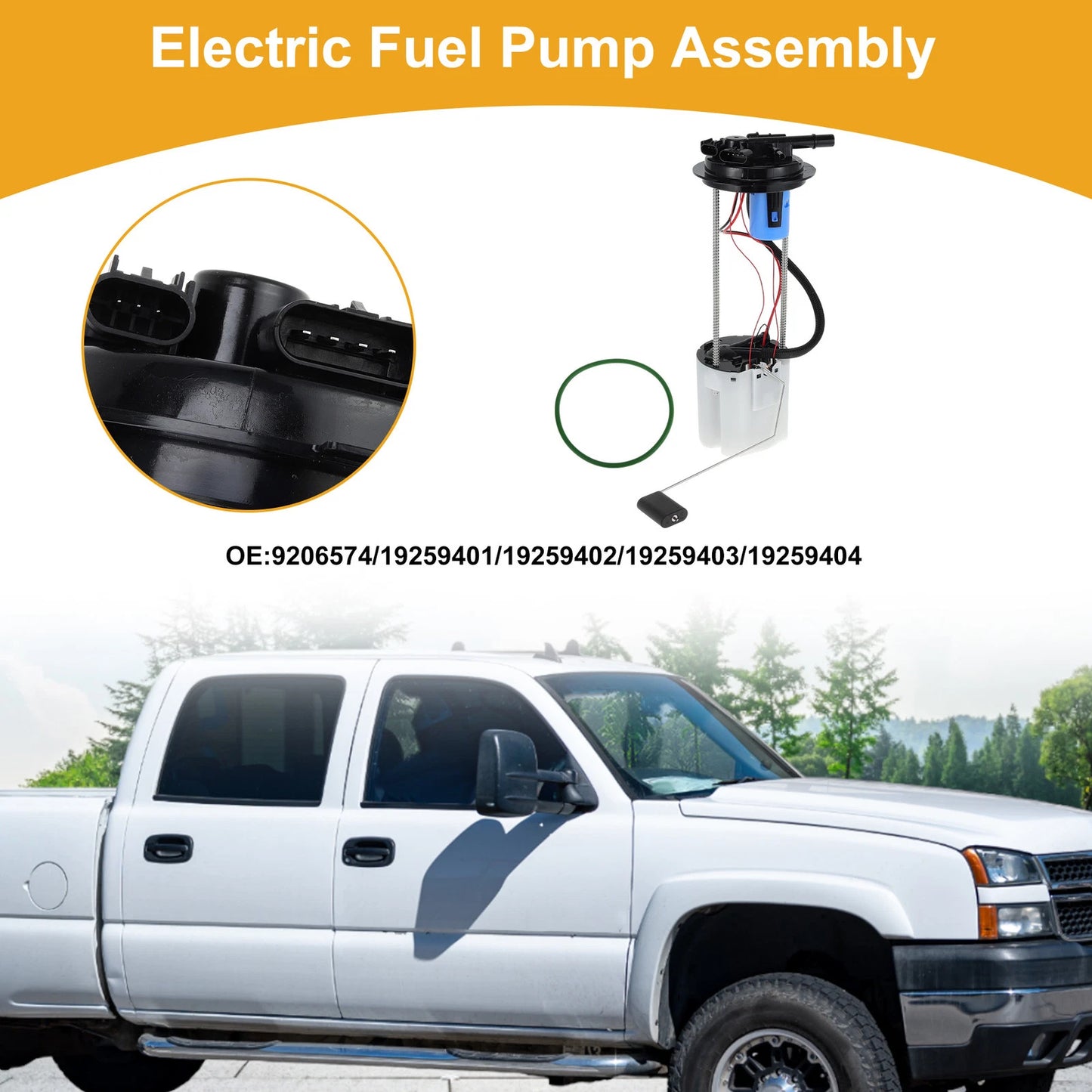 Electric Fuel Pump Assembly for Chevy Silverado 1500 (2009–2013) No.19206576