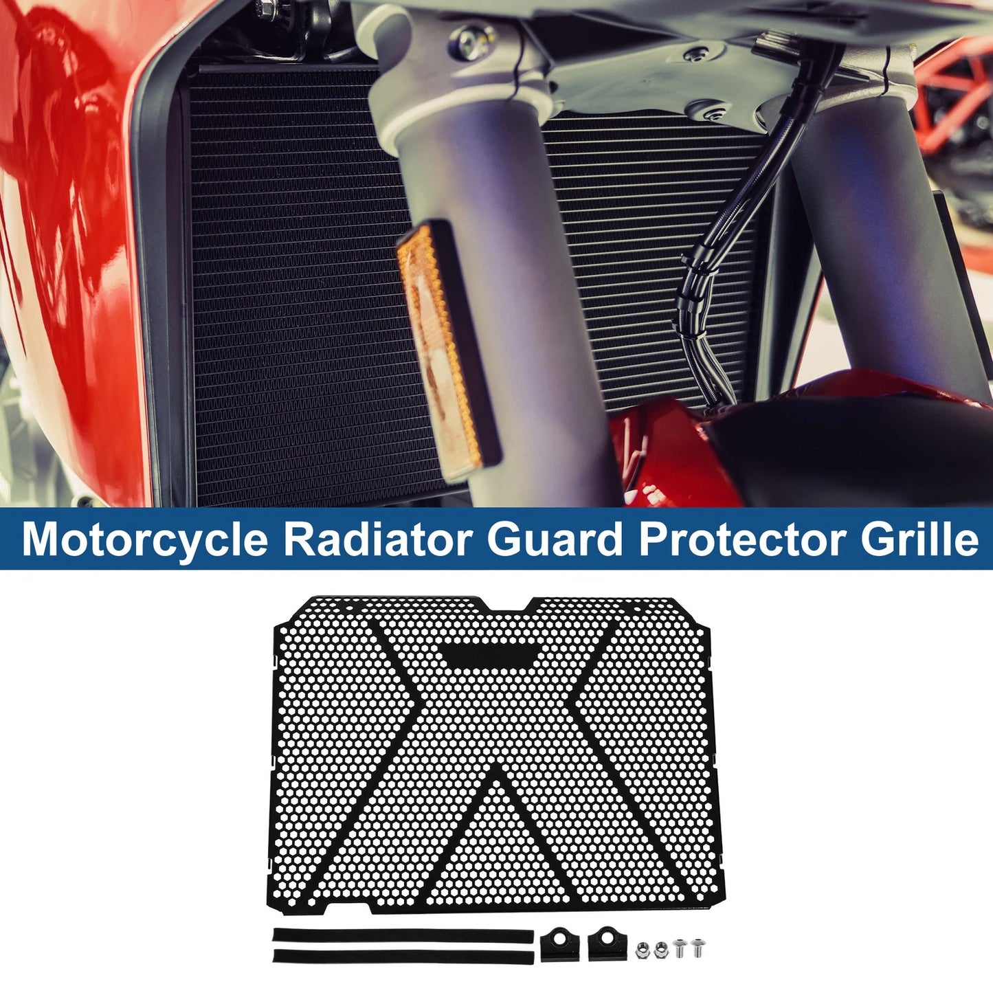 Set of 1 Motorcycle Radiator Grille for Yamaha MT-09 SP (2024–2025) Aluminum Alloy
