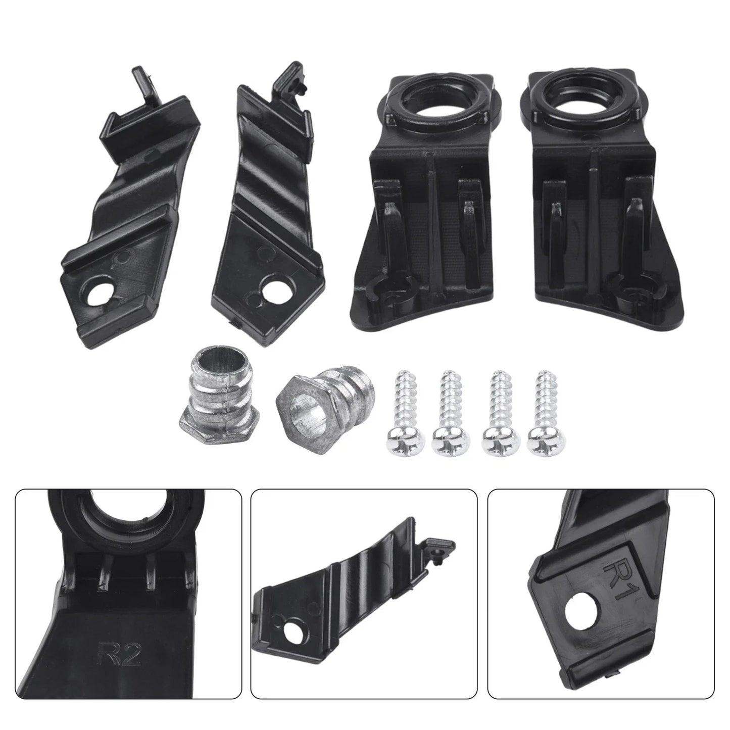 2 x HEADLAMP HEADLIGHT BRACKET TAB REPAIR for GOLF MK5 (2003–2009)