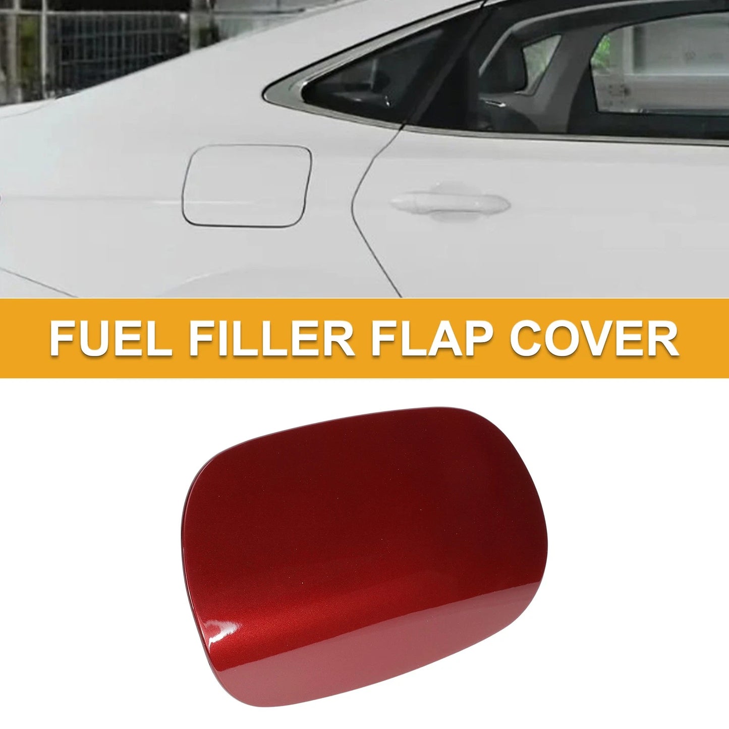 Fuel Tank Door Cap for Mercedes-Benz W205 (2014–2021) Red Filler Flap Cover