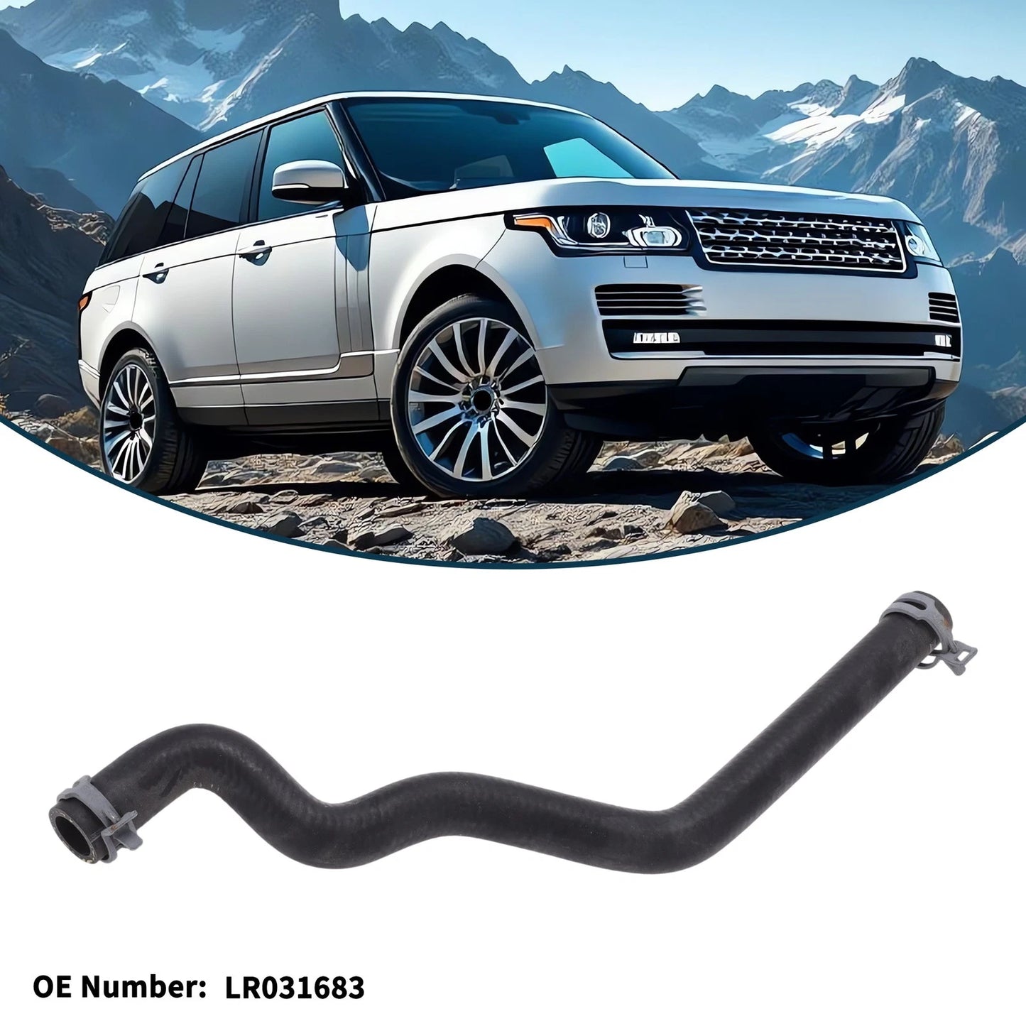 Radiator Hose No.LR031683 for Land Rover Range Rover III (2002–2012)