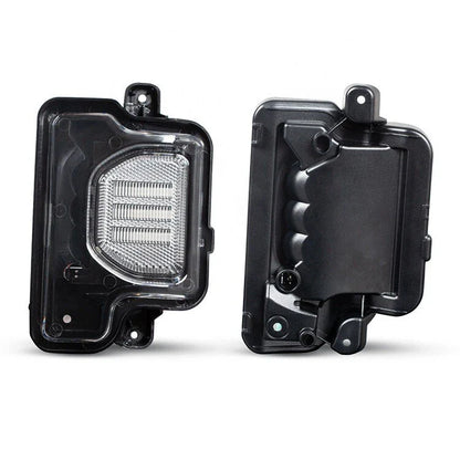 2x Clear Side Mirror Turn Signal Light for Jeep Wrangler JL (2018–2024)
