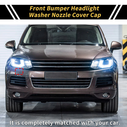 Right Bumper Headlight Washer Nozzle Cover Cap for VW Touareg 7P MK2 (2015–2017)