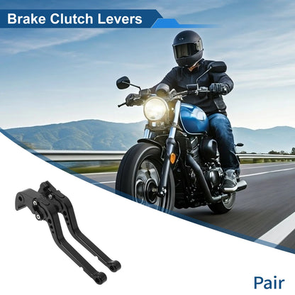 Short Brake Clutch Levers for Honda CBR1000RR/FIREBLADE/SP (2008–2019) Black