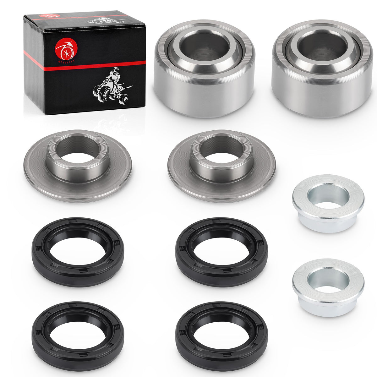 Rear Shock Bearing Seal Rebuild Kit for Yamaha IT200 TT350 (1984–1987)