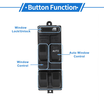 Front Right Power Window Switch for Toyota Avanza (2007–2008) No. 84820B0010