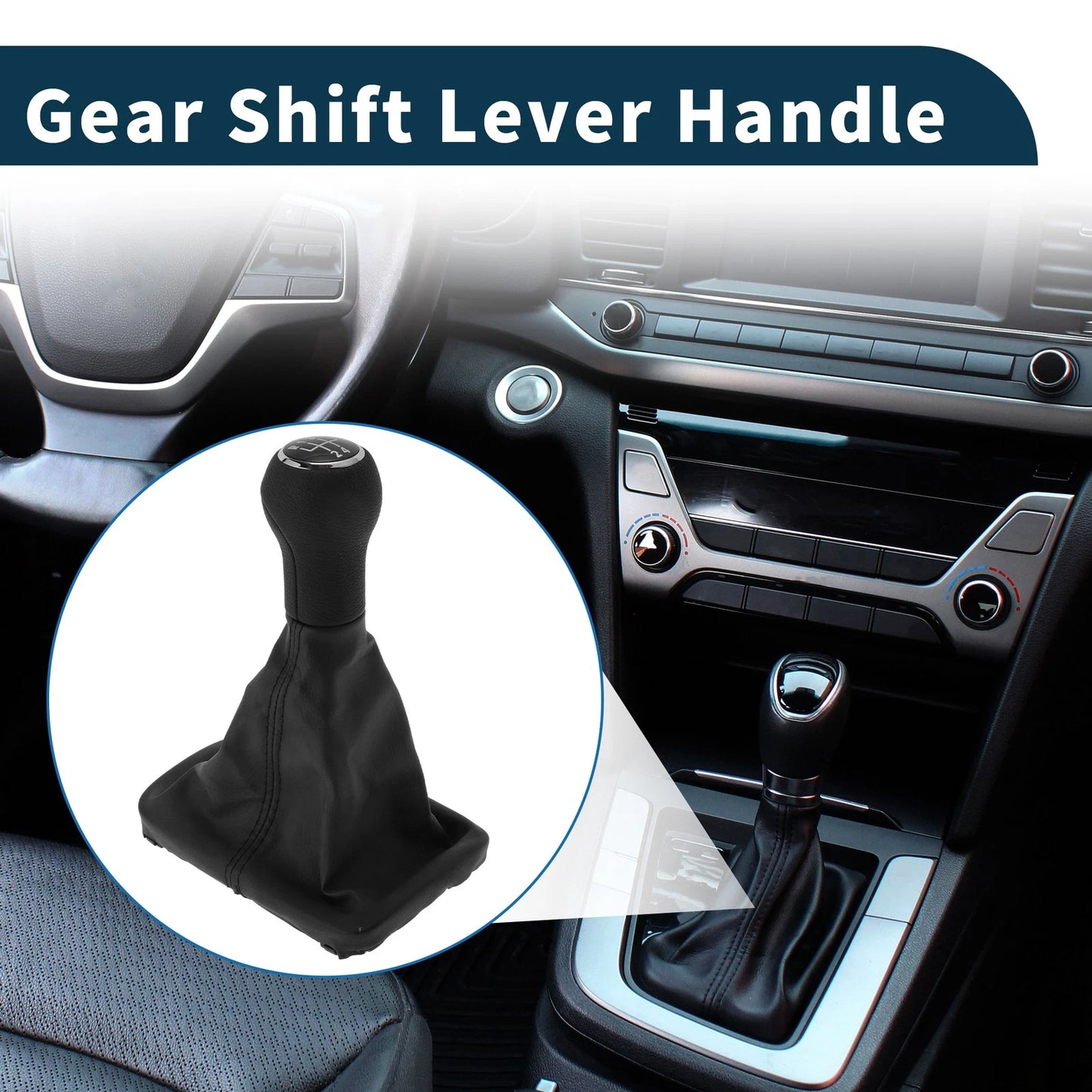 Manual Transmission Gear Shift Knob for VW Beetle (1998–2010) PU Plastic