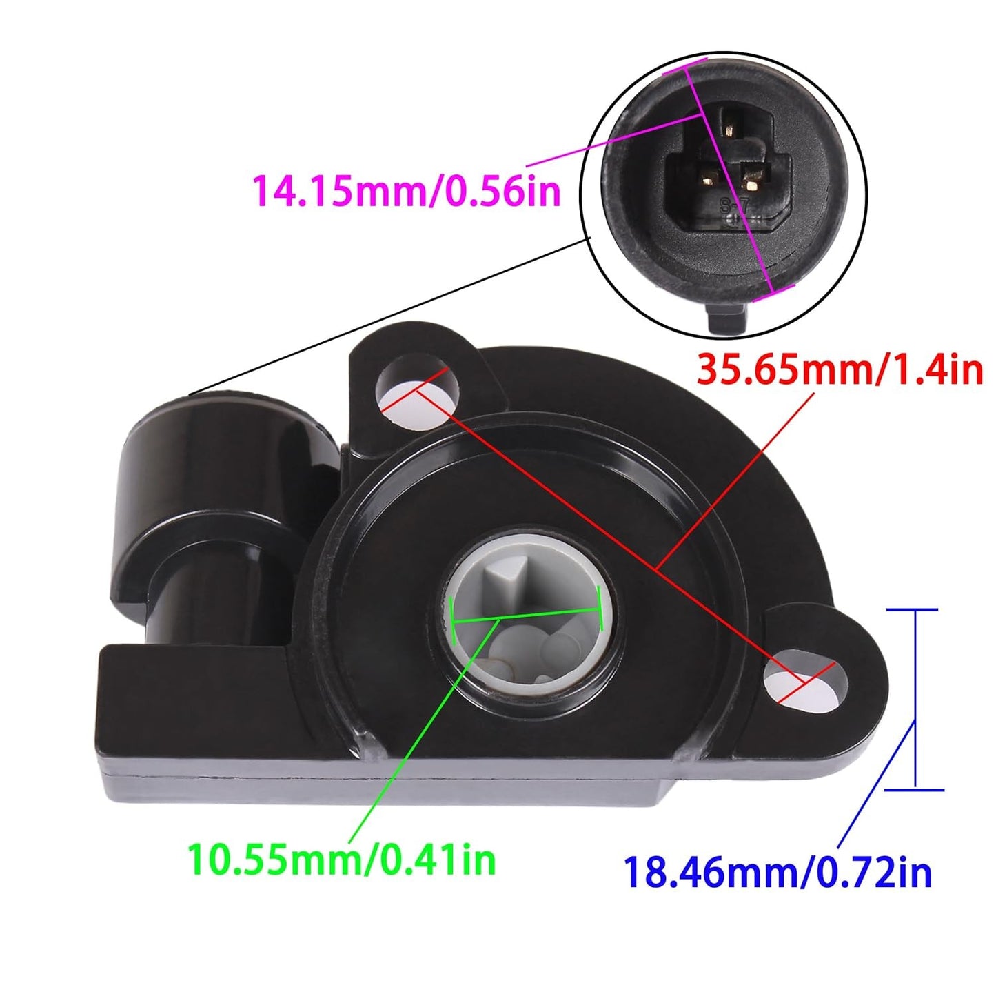 Throttle Position Sensor for Mercruiser GM 5.7L & 6.2L MPI
