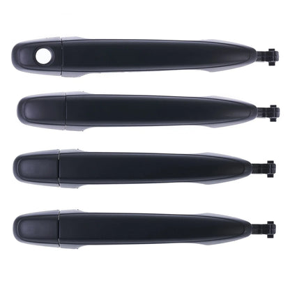 Door Handle Outer 4 x Black for Toyota Camry (2006–2011)