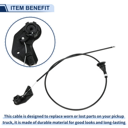 Hood Latch Release Cable for BMW 525i (2001–2003) No. 51238176595