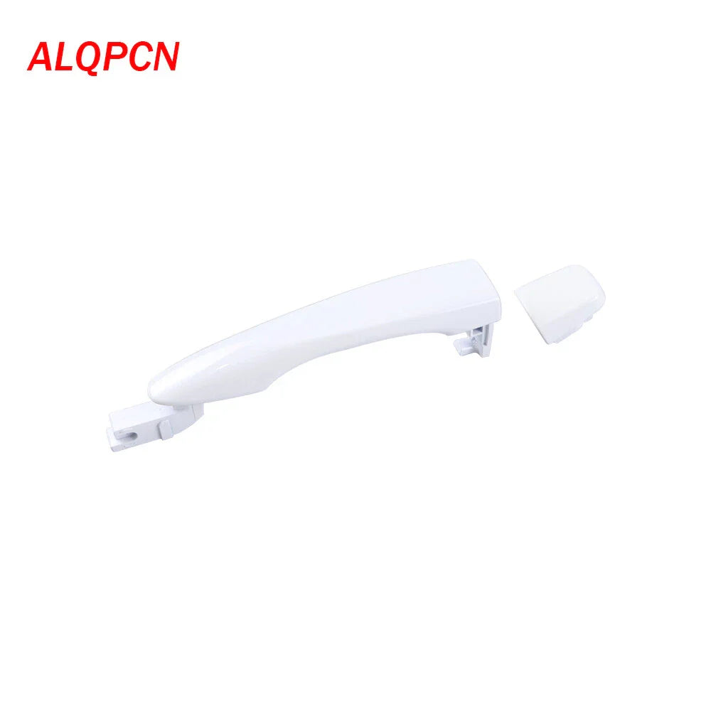 4 x White Outer Door Handles for Nissan Navara D23 NP300 (2015-2023)