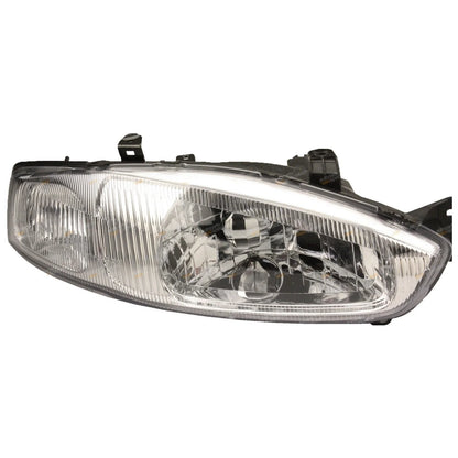 RH Chrome Headlight for Mitsubishi CE Lancer Mirage Coupe Hatch (1998-2004)