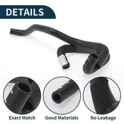 Radiator Hose Coolant Pipe for Audi A4 Quattro 2.0L (2009–2016) No. 06H121057AN Rubber Black