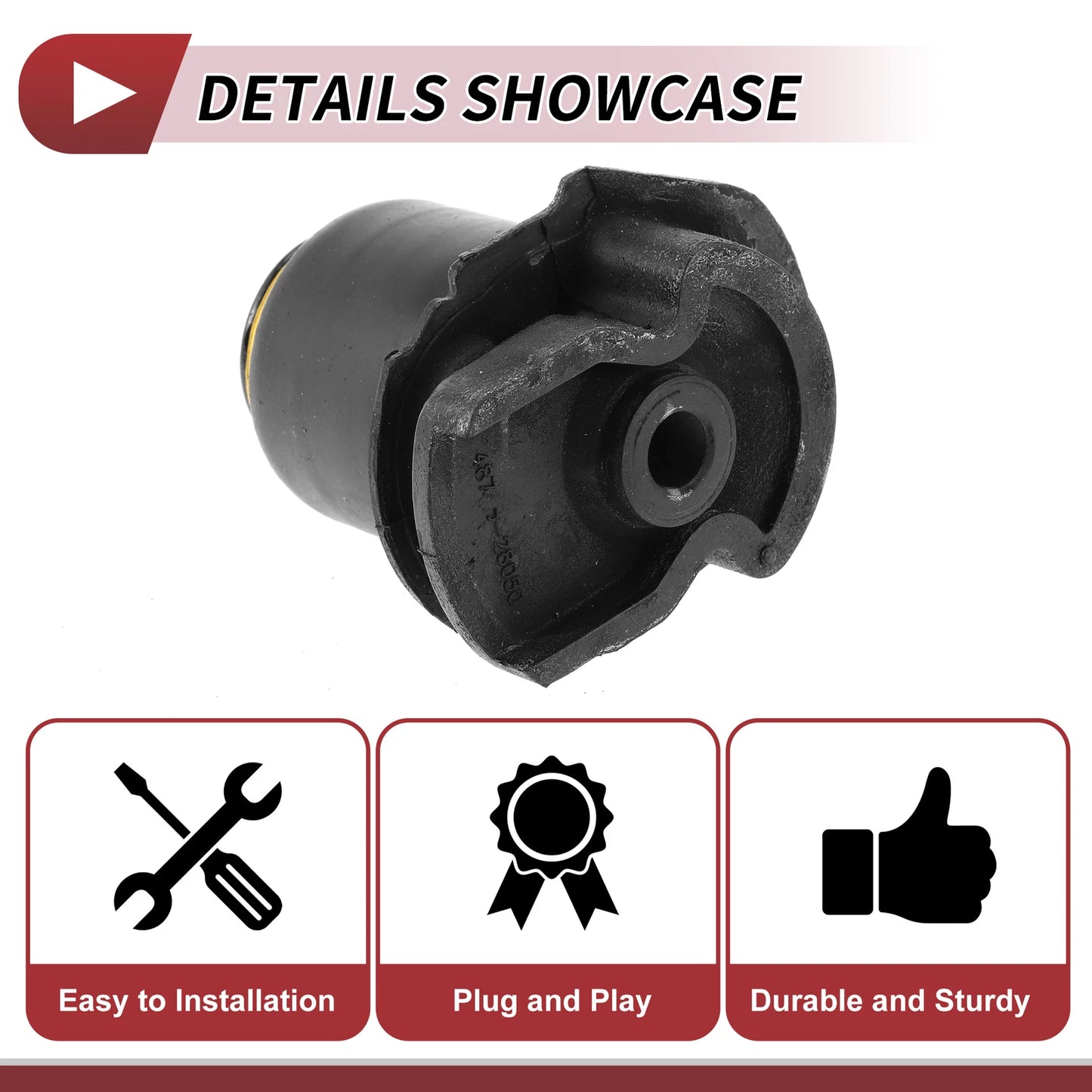 Rear Crossmember Axle Beam Bushing No.4872528080 for Toyota Sienna (2004–2020)