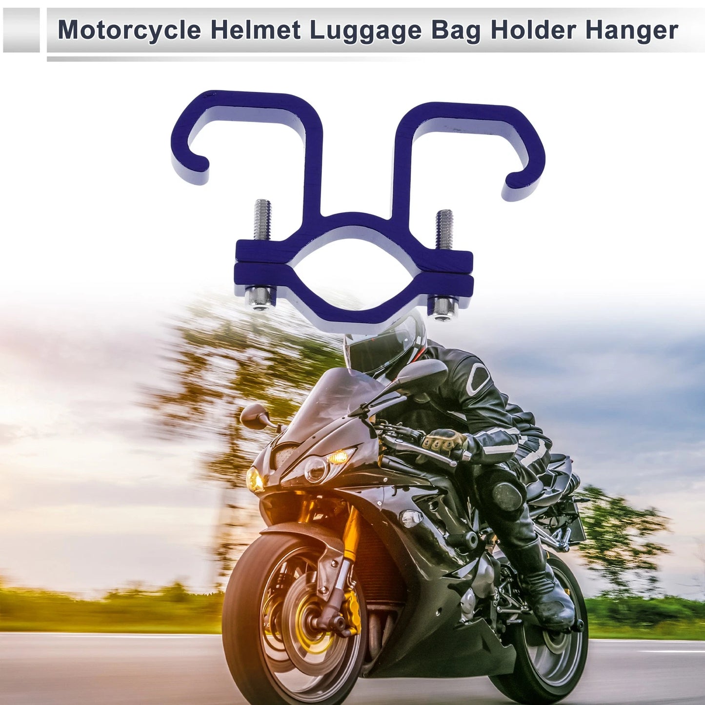 Set of 1 Arc Double Hook for Motorcycle (Hexagon Wrench Gasket)