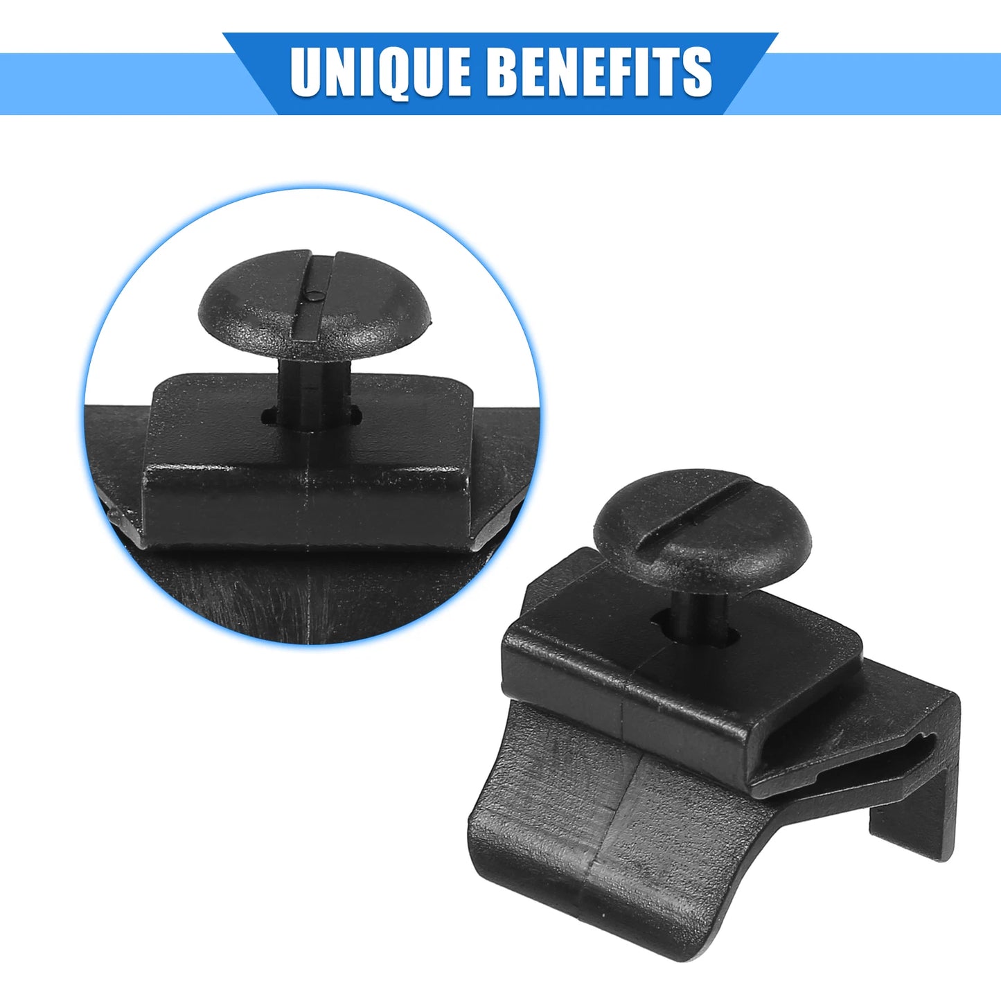 Set of 10 Front Fender Bumper Cover Clips for Toyota Camry (2004–2011)