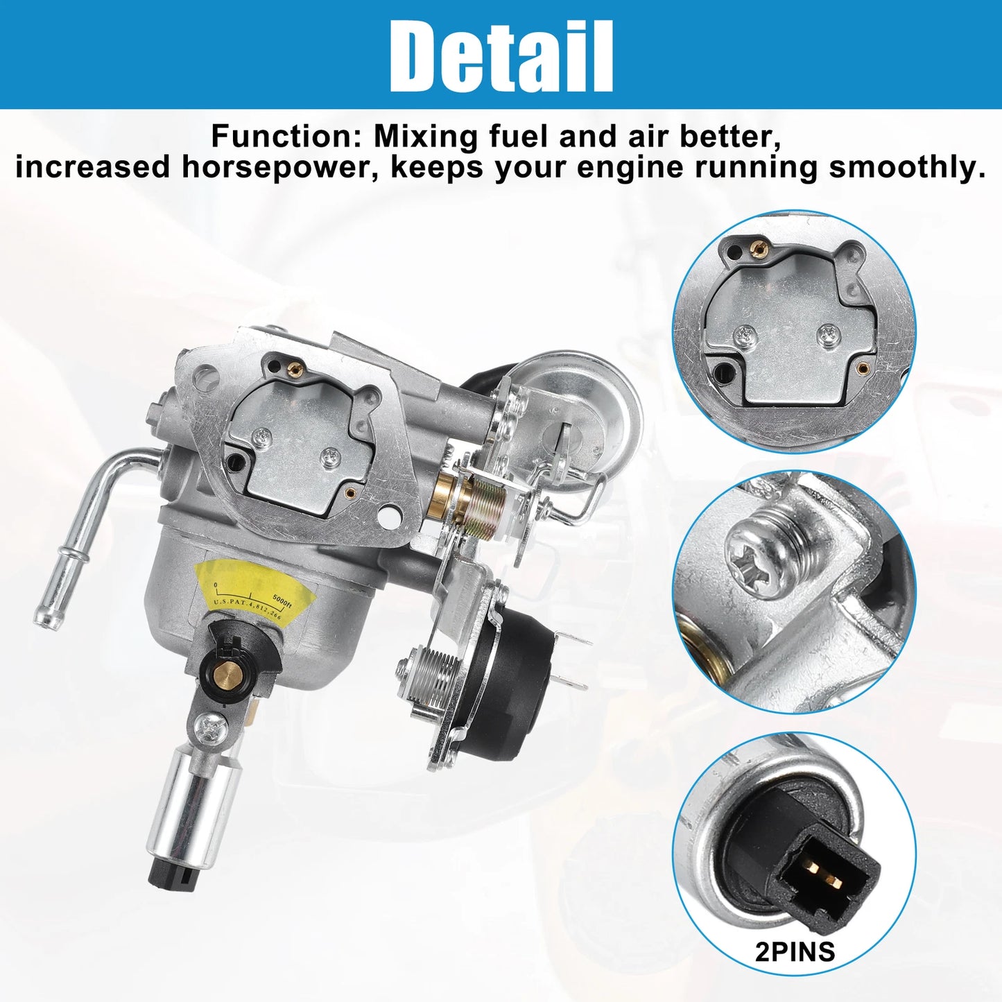 Carburetor Fuel Filter Kit with Gaskets for Onan QG 5500 7000