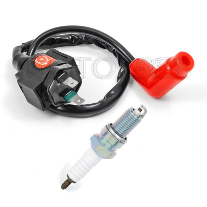 Ignition Wire and Coil Spark Plug for Honda Foreman 450 TRX450ES (1998–2004)