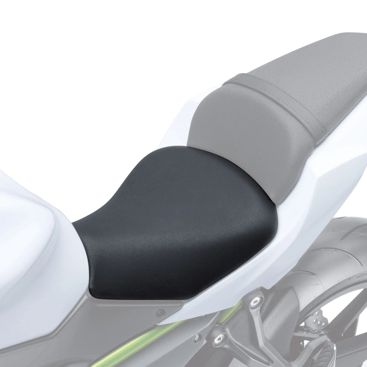 Black Front Driver Rider Seat for Kawasaki Z650 (2017-2024)