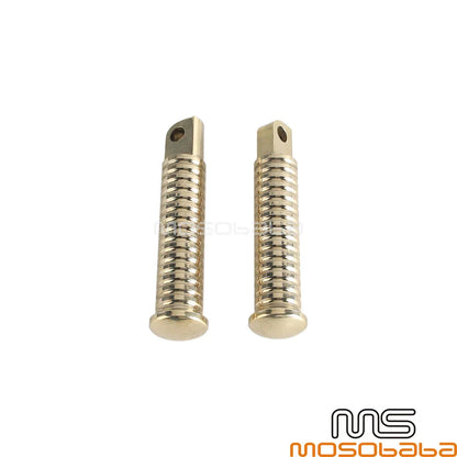 Brass Foot Pegs for Harley Sportster XL883L XL883R XL883 Forty-Eight (2004-2023)