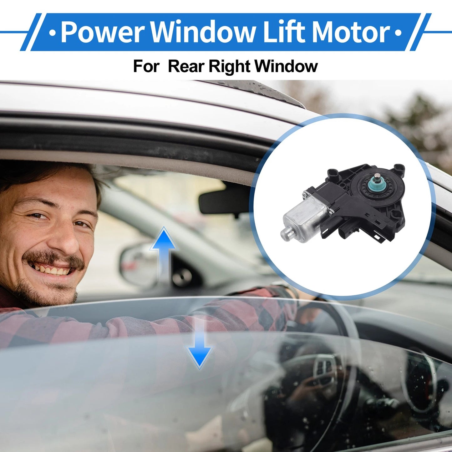 Power Window Regulator Lift Motor No.68079284AA for Jeep Cherokee KL (2014–2023)
