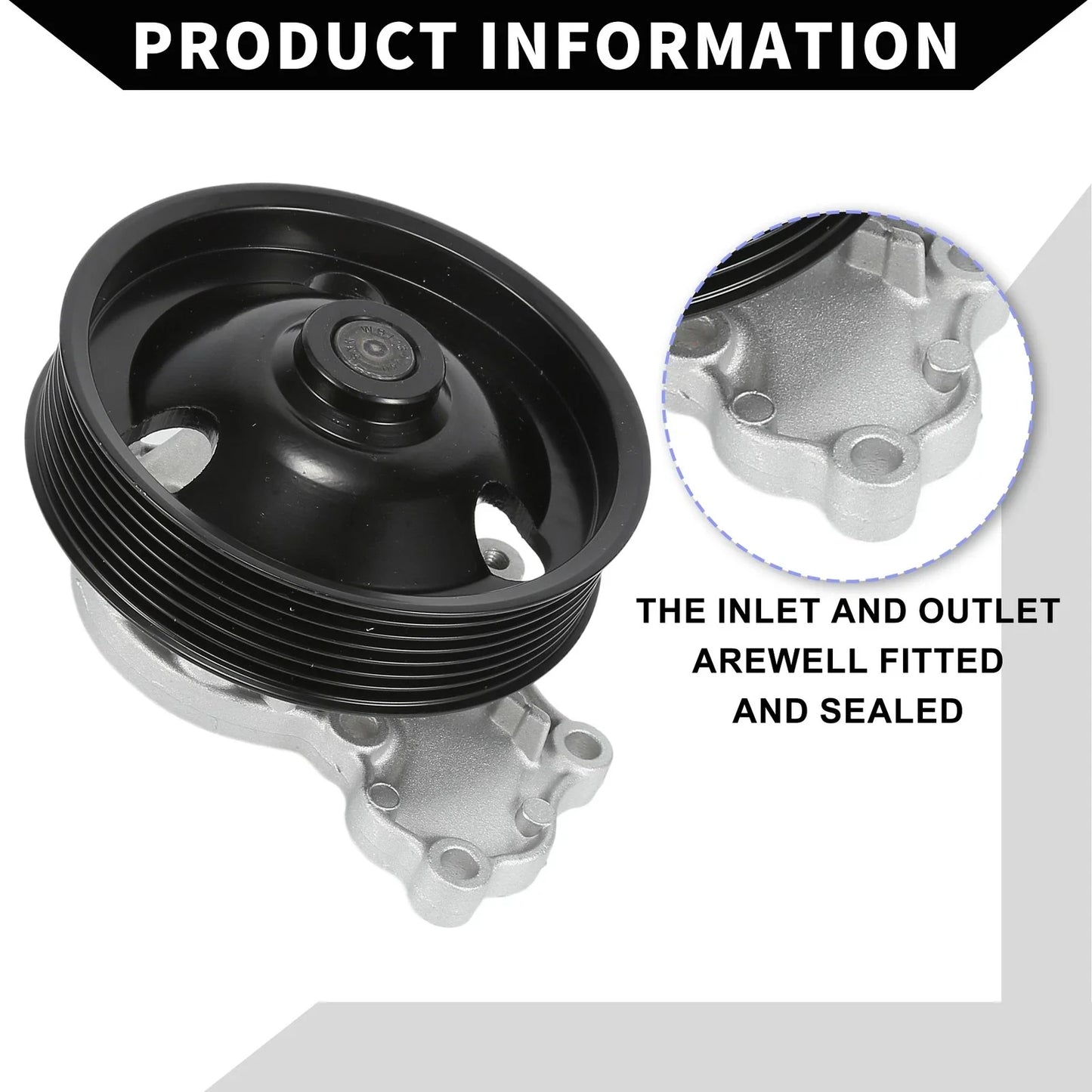 Water Pump with Rubber Ring Kit for Honda Accord City (2013-2015)