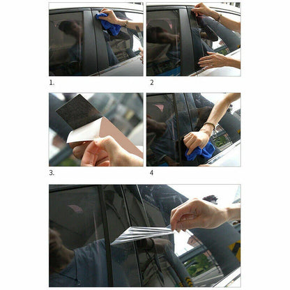 6 x Door Window Trim Cover Pillar Post for GMC Yukon XL Suburban (2015–2020)