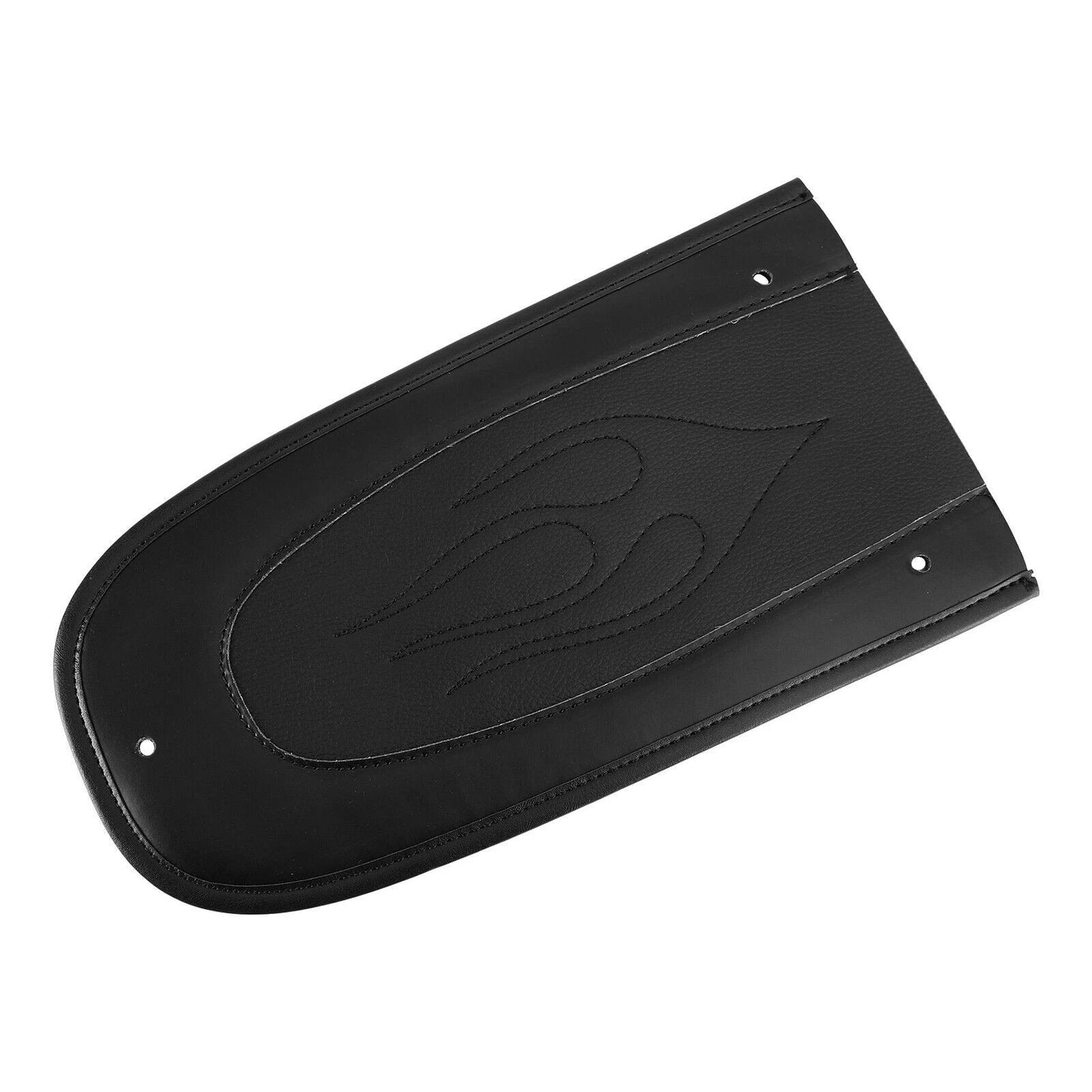 Black PU Leather Rear Fender Bib Solo Seat for Harley Road Glide FLTRX (2008-2023)
