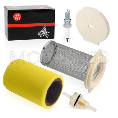 Air Filter Guide End Cap Spark Plug Kit for Yamaha Moto 4 (1987–1995)